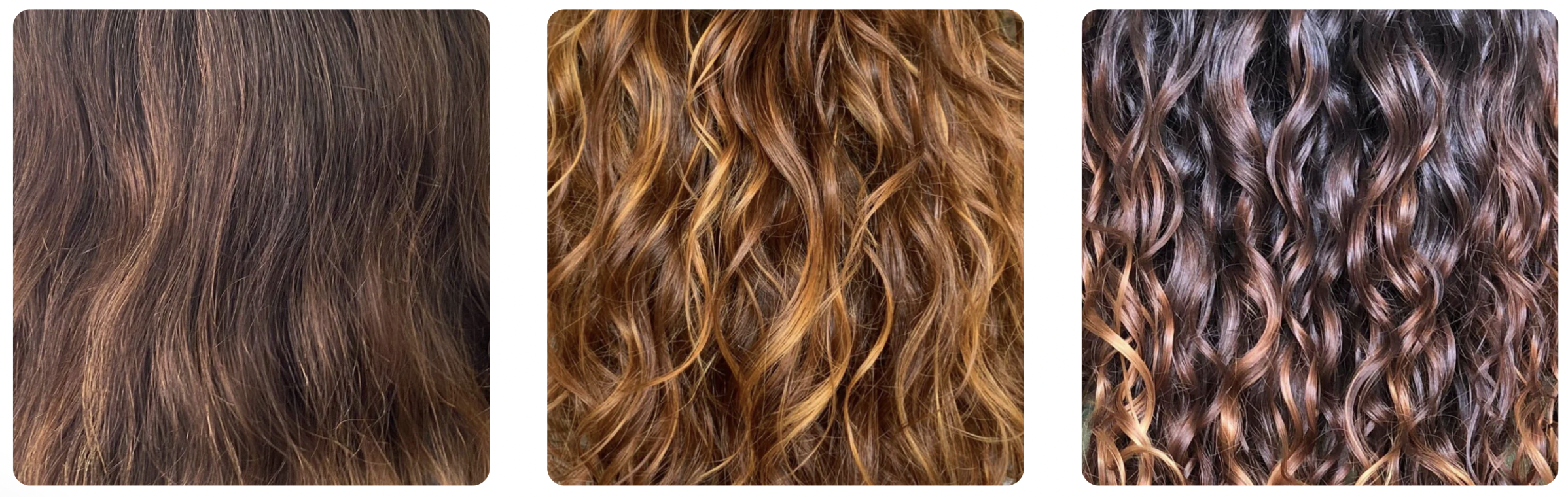 Wavy hair type 2